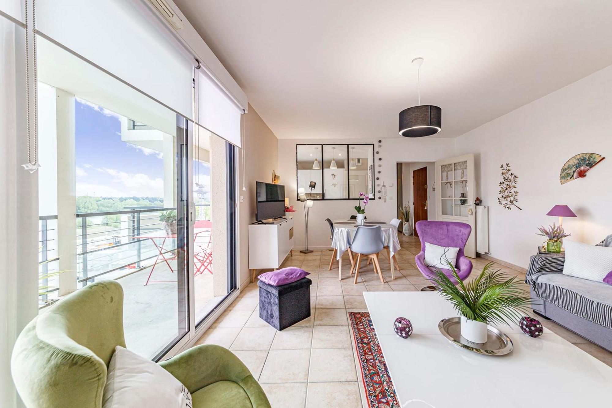 L'Aragon Wifi Balcon Vue La Maine Apartment Angers Exterior foto
